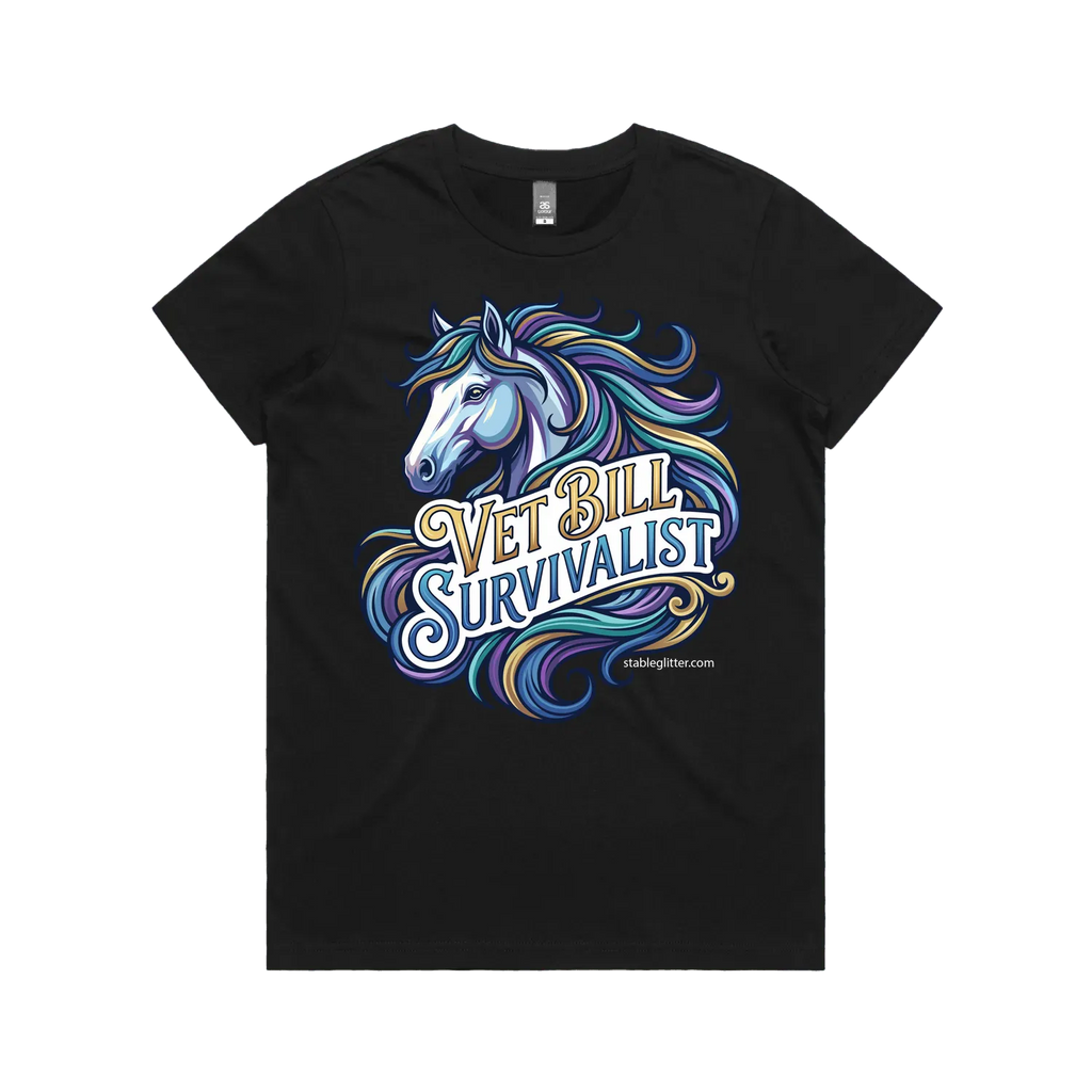 Black front flat lay