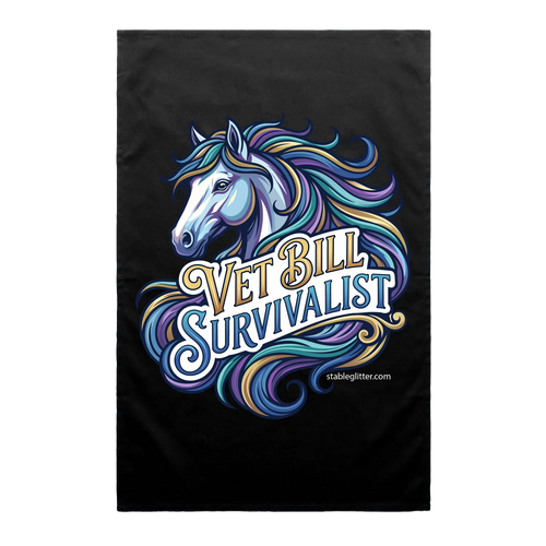 Black front flat lay