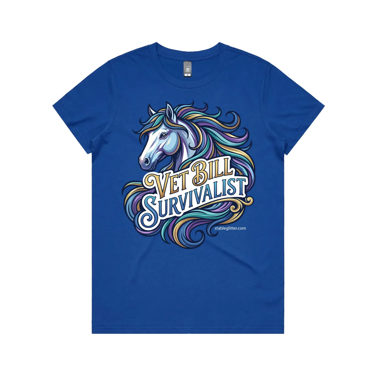 Bright Royal front flat lay