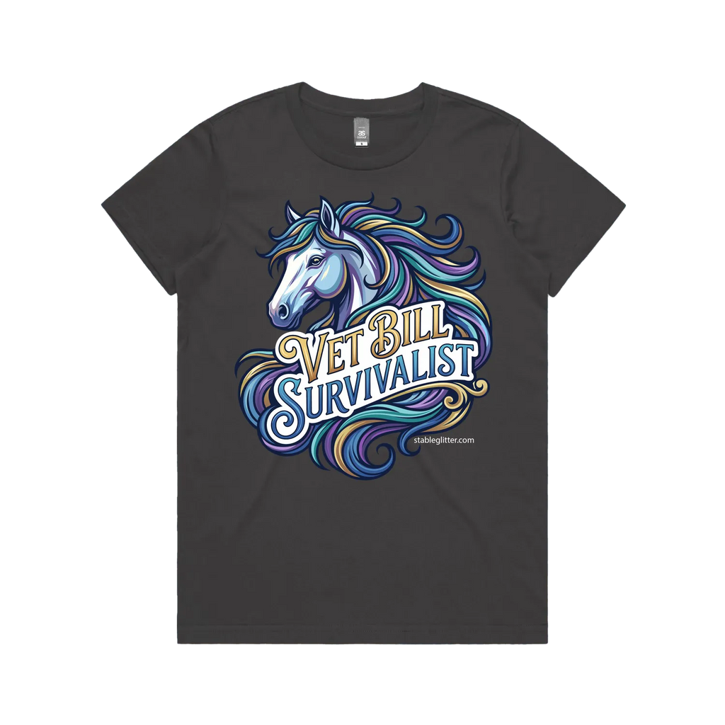 Charcoal front flat lay