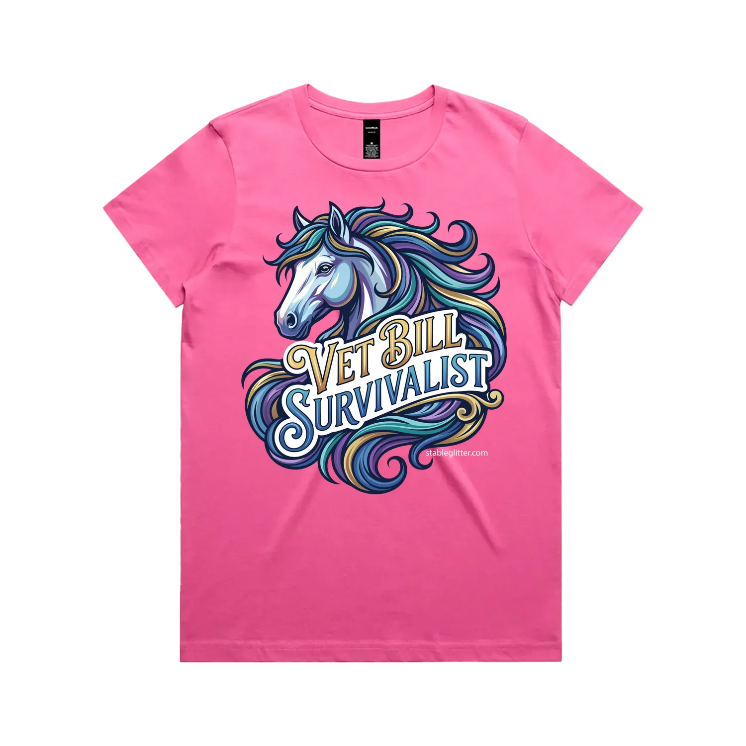 Charity Pink front flat lay