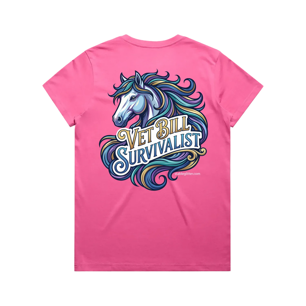 Charity Pink back flat lay