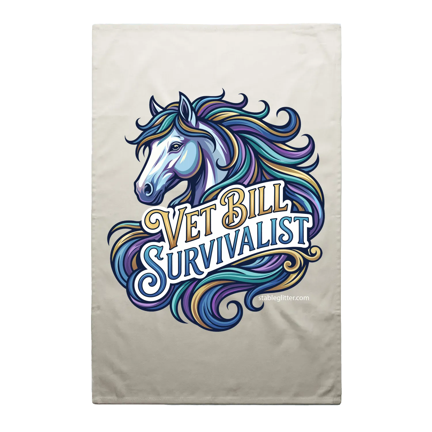 Cream front flat lay